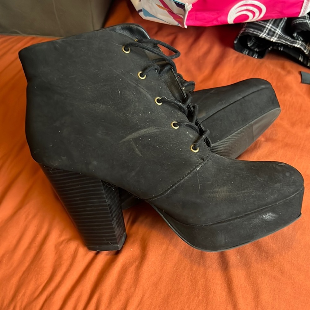 Black booties